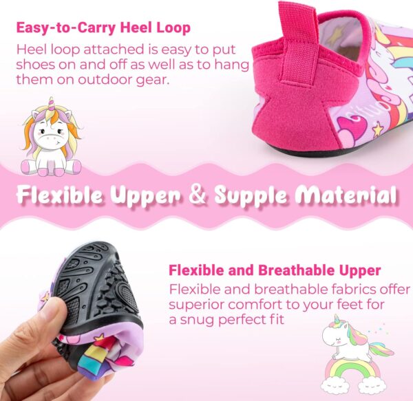 OWANVION Children's Water Shoes Quick Dry Non-Slip Water Skin Barefoot Swimming Water Shoes Kids Aqua Socks for Beach Pool for Boys Girls Toddler Infant - Image 4