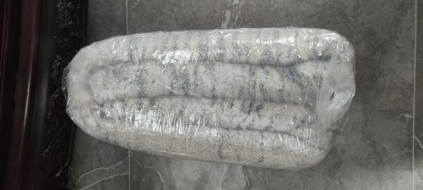 Area Rugs Abstract Rug Modern Soft Living Room Carpet Large Washable Shaggy Rugs for Living Room Bedroom Dining Room Indoor Home Decor Carpet (Abstract Grey/Blue, 120×160 cm) - Image 9