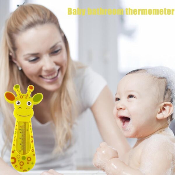 Ne-wborn Giraffe Baby Safe Floating Bath Thermometer - 1/2 Pieces Water Temperature Thermometer for Bathing - Image 2