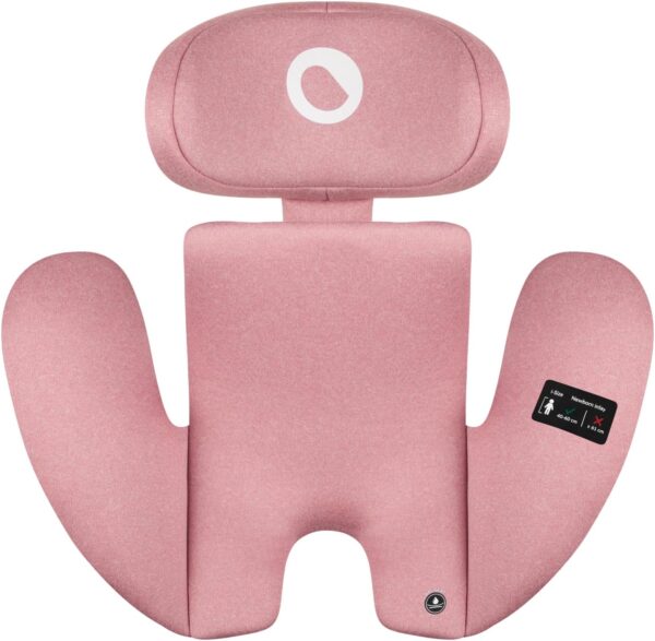 Lionelo Bastiaan i-Size 4in1 Car Seat with ISOFIX for Kids 0-12yo (40-150cm) Latest R129 I-Size 360° Swivel Rearward Facing Option 14 Adjustments Enhanced Side Protection (Pink Rose, I-Size) - Image 6