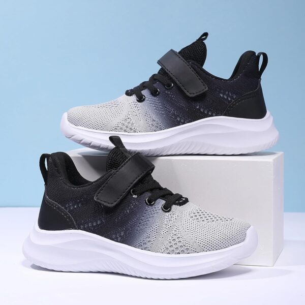 Dhinash Boys' Fashion Trainers Girls Low-Top Trainers Kids Sneakers Tennis Shoes Running Shoes Athletic Barefoot Shoes Walking Shoes Sports Shoes Unisex - Image 2