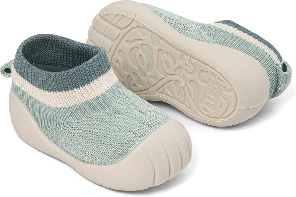 MK MATT KEELY Baby Boy Girl Shoes Toddlers Barefoot Trainers Baby Walking Sock Shoes with Anti Slip Rubber Sole - Image 7