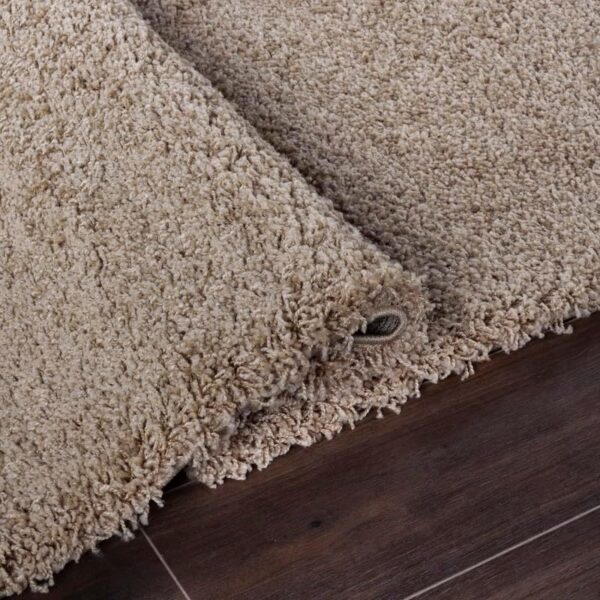 Rugs4Sale 5cm Thick Pile Shaggy Modern Area Rugs Living Room Home Decor Rug | Ideal For Bedroom, Hall, Kids Baby Room, Indoor & Outdoor Rugs Hallway Runners Carpet Mat(Beige 40x60cm) - Image 3