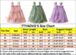 TTYAOVO Toddler Girl Dress Baby Birthday Tulle Strapless Casual Dresses - Image 7