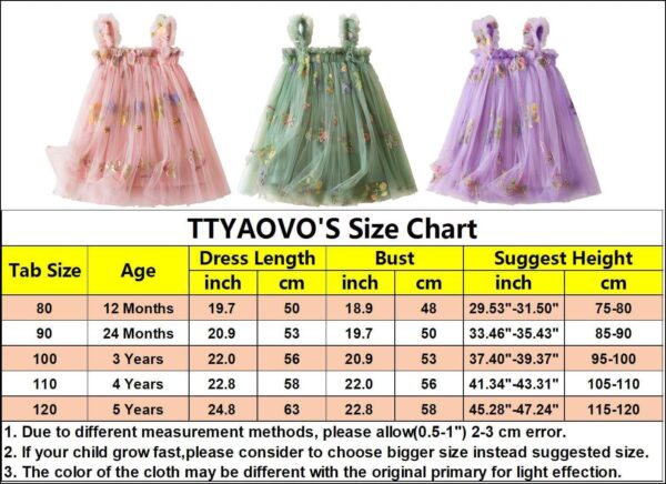 TTYAOVO Toddler Girl Dress Baby Birthday Tulle Strapless Casual Dresses - Image 7