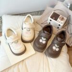 Toddler Baby First Walking Shoes with Fleece Lined Warm Soft Sole Newborn Loafers Mocc𝐚sin Flat with Ankle Strap Shoes Princess Wedding Dress Mary Jane Shoes Infant Prewalker Shoes - Image 2