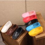 Children's shoes girls single shoes pumps shoes boys loafers casual shoes slip-on low shoes flat shoes soft sole non-slip children's shoes leather shoes dress shoes - Image 6