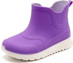 Lvptsh Kids Wellies Rain Boots Boys Girls Chelsea Booties Unisex Toddler Children Wellington Boots
