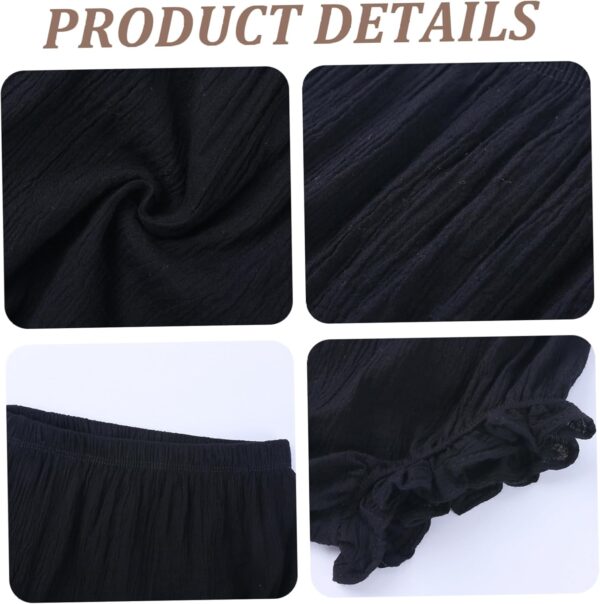 Newborn Baby Girls Boys Pants,3Pcs Shorts Set,Cotton Linen Blend Cute Floral Bloomers,Cute Floral Triangle Baby Girl Bloomers for Toddler Girls - Image 5