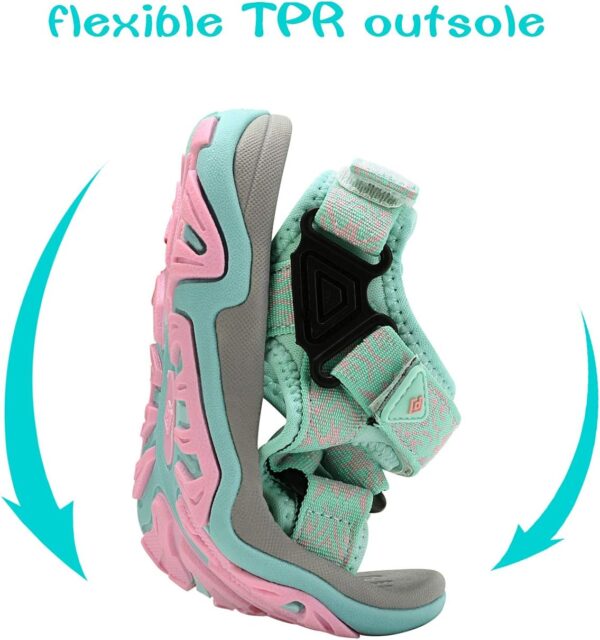 DREAM PAIRS Boys Girls Sandals Sports Outdoor Athletic Sandals for Kid Adjustable Strap Open Toe Summer Sneakers - Image 7