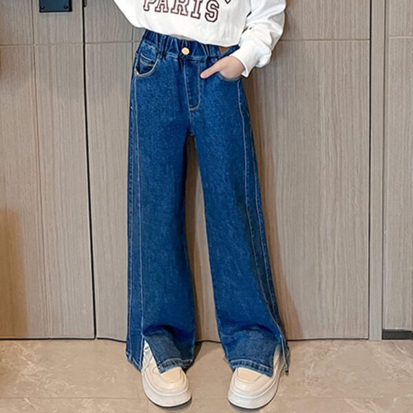 CHENSIYU Kids Boys Girls Baby Boys Casual Trouser Boys White Trousers Toddler Classic Bloomer Pants Toddler White Leggings Newborn Baby Clothes - Image 3