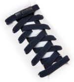 TEEZY No Tie Shoe Laces for Trainers | Premium Elastic Weave & Quick Lock Buckle | Flat Shoe Laces For Adults & Kids | Elastic Shoelaces Black White Laces No Tie | ORIGINAL
