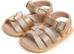 RVROVIC Baby Boys Girls Sandals Premium Soft Anti-Slip Rubber Sole Infant Summer Outdoor Shoes Toddler First Walkers