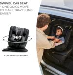 Kinderkraft XPEDITION2 I-Size Child Car Seat with 360 Degree Rotation, Isofix, Base Station, Special Safety Systems, Easy to Clean, from Birth Group 0/1/2/3 0-36 kg, Black - Image 5