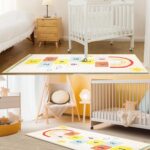 Rainbow Sky Hopscotch Game Rugs, Kids Bedrooms Rugs, Kids Play Mat Soft Floor Carpet for Bedroom Playroom Nursery,Great Gift for Girls & Boys (Rainbow Hopscotch, 120 * 170 CM) - Image 8