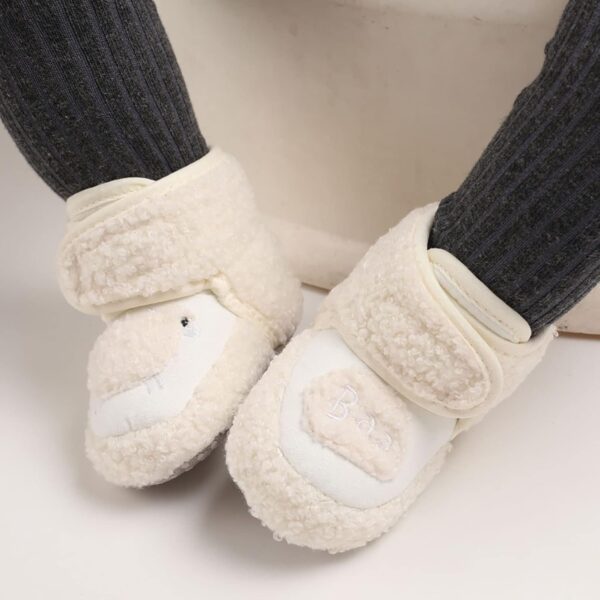 Baby Boy Booties 6 12 Months Baby Outdoor Boots Warm Shoes Soft Booties Comfortable Boots Infant Toddler Warming Home Shoes Snow Boots for Baby Girls Baby Slippers 6 12 Months Baby Girl Shoes Boots - Image 2