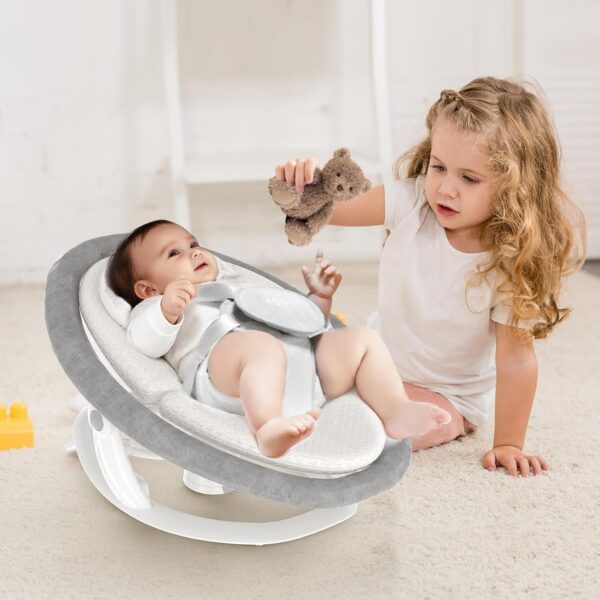 zoicay Kids Lounger for Toddler - Lounger for Newborn, Breathable & Soft Nest Cover Co Sleeping for 0-12 Months, Essentials Gifts, Portable Infant Lounger Floor Seat for Home and Travel - Image 6