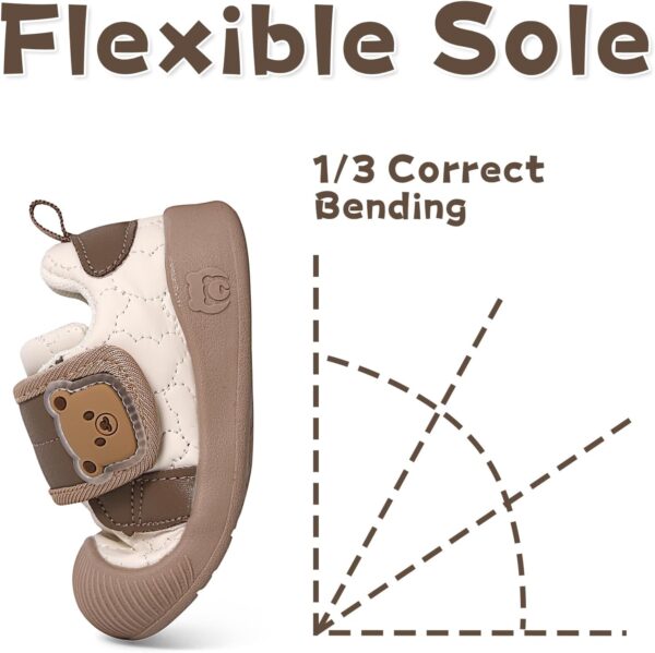 MASOCIO Baby Boy Girl First Walking Shoes Infant Toddler Trainers Rubber Anti-Slip Prewalker Shoes - Image 4