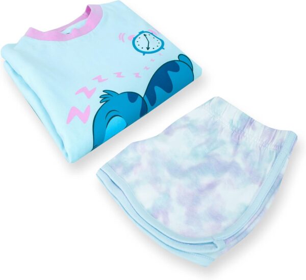 Disney Lilo And Stitch Pyjamas | Stitch PJs For Girls | Long Sleeve Tie Dye Girls Pyjamas | Kids Pyjamas Ages 5 to 13 Years - Image 9