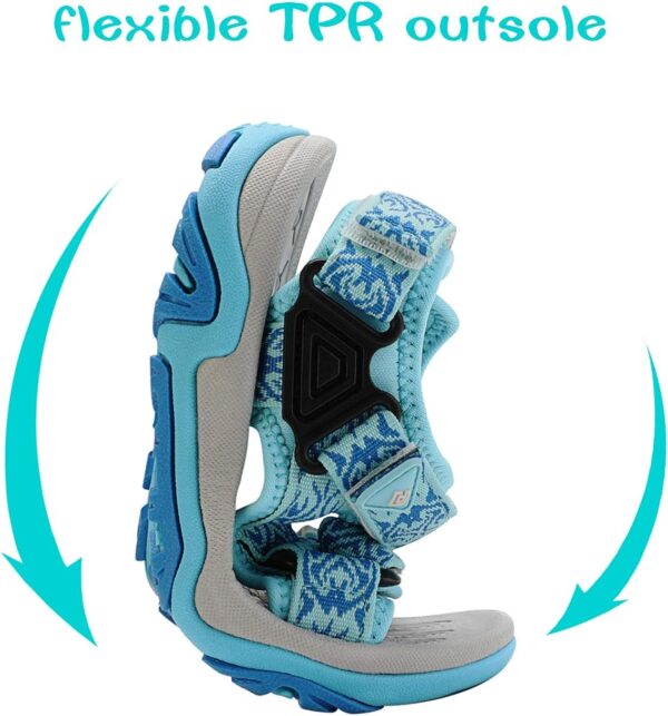 DREAM PAIRS Boys Girls Sandals Sports Outdoor Athletic Sandals for Kid Adjustable Strap Open Toe Summer Sneakers - Image 7