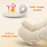 JOINFREE Baby Girls Boys House Shoes Baby Slippers with Non-Slip Rubber Sole Toddlers Cozy Home Booties - Image 6