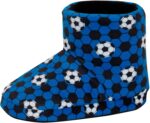 Kids Football Slipper Boots Boys Girls Fleece Lined Slippers House Shoe Booties - Image 8