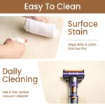 Rugs Living Room - Grey Area Rugs for Bedroom Faux Rabbit Fur Large Rug,Anti Slip Rug Large Floor Carpet Short Pile Area Rug for Living Room, Bedroom,Kids Room 160x230CM - Image 6