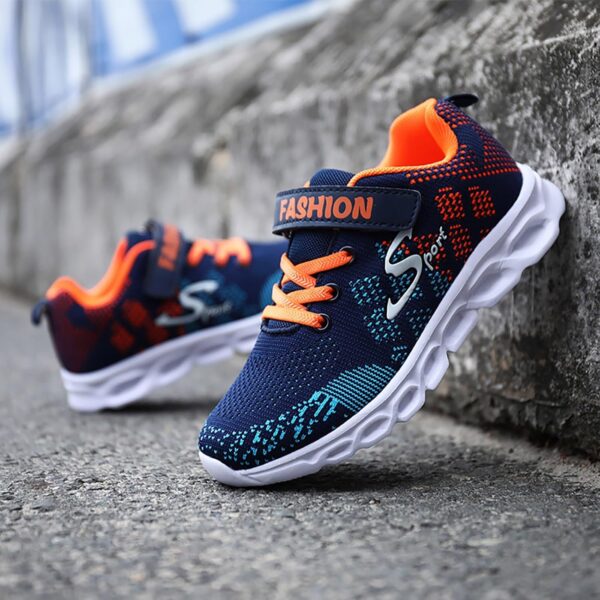 Boys Girls Shoes Kids Tennis Athletic Running Walking Lightweight Sneakers for Little/Big Kid Breathable Mesh Sport Shoes 3 Boys Tennis Shoes Size 4 - Image 5