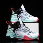 Light up Toddler Shoes Boys Sneakers Girls Trainers Comfort High Top Basketball Shoes for Boys(Little Kid/Big Kid) Big Kids Girl Shoes Size 4 - Image 5