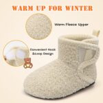 JOINFREE Baby Girls Boys House Shoes Baby Slippers with Non-Slip Rubber Sole Toddlers Cozy Home Booties - Image 3