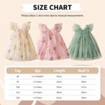 JiAmy Baby Girl Dress Toddler Tutu Tulle Butterfly Dresses Infant Sleeveless Wedding Birthday Party Princess Clothes for Girls 6 Months-5 Years - Image 7