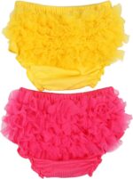 HOOLCHEAN Baby Infant Girls 2PCS Set Tulle Ruffle Bloomer