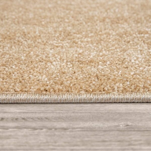 Paco Home Living Room Rug Plain Simple And Modern Short-Pile, Various Sizes and colours, Size:160x220 cm, Colour:Gold - Image 3