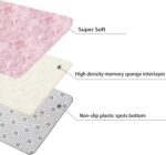 Living Room Rug, Thick Pile Plush Area Rugs,Anti-Slip Rugs for Living Room,Bedside,Kids Room,Bedroom Big Carpet (Pink,160x230 cm) - Image 4