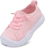 JIASUQI Toddler Shoes Boys Girls Breathable Trainers Kids Barefoot Sneakers Slip on Athletic Shoes