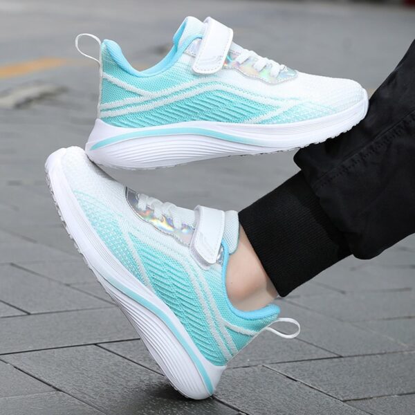 Girls Boys School Shoes - Kids Sports Athletic Shoes Toddler Little Kids Shoes Toddlers Home Shoes Light Up Trainers Kids Soft Dance Plimsolls Girls&Boys Trainers Children's Day Gift - Image 6