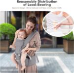Baby Carrier Newborn Carrier Advanced 6-in-1 Carrier Multifunction Toddler Carrier Ergonomic - Image 3