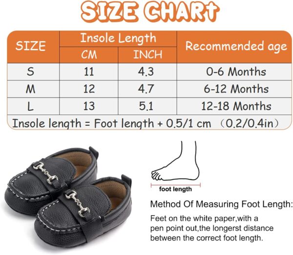 Maeau Baby Boys First Walking Shoes Classic Loafers Infant Moccasin Shoes Newborn Casual Prewalker - Image 2