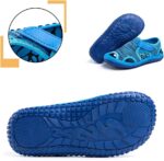 Hitmars Boys Sandals Open Toe Girls Sandals Sports Summer Kids Trekking Shoes Breathable Beach Pool Camouflage Knit Blue Pink Purple Size 4-12 UK Child - Image 4
