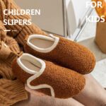 Cozozn Boys Girls Slippers Kids House Slippers Booties Indoor Shoes Easy Fasten Non Slip Sole - Image 5