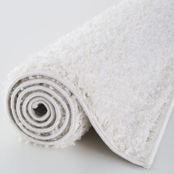 Living Room Rug - Cosy, Soft and Easy-to-Clean Area Rugs for Bedrooms and Kitchens, (White, 80 x 150 cm) - Image 5