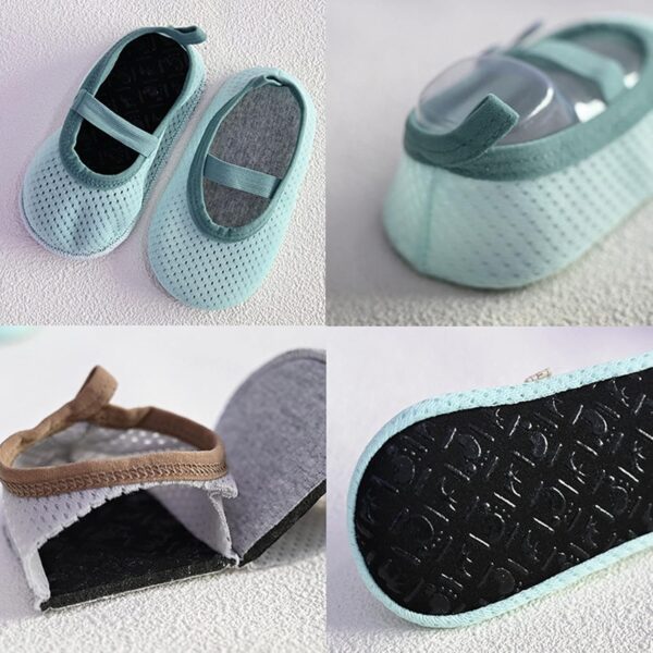 Leather Hard Sole Walking Sneakers Shoes Boys Floor Barefoot Baby Shoes Leather Wedding Loafers - Image 5