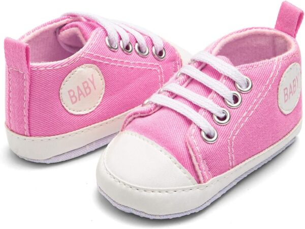 TDEOK 9 old baby winter shoes for babies aged 3 months, pink, 0-3 Months - Image 4