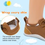 JIASUQI Baby Shoes for Baby Boys Girls First Walking Shoes Infant Non-Slip Breathable Trainers with Soft Rubber Sole Toddler Slip On Slippers Sneakers - Image 4