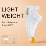 Tooplf Kids Trainers Boys School Shoes Hoop and Loop Air Cushion Running Shoes - Image 4