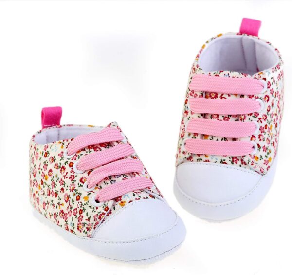 Boys Shoes, SHOBDW Toddler Baby Girls Princess First Walk Summer Slip on Shoes Newborn Infant Crib Soft Sole Anti-Slip Sneakers Kids Sandals Close Toe Shoes - Image 5