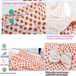 ZCXCsfp 5 Pieces Cotton Infant Girl Ruffle Panties Cute Bow Bloomers Underwear Flocked Panties, Undies Bloomers Panties Shorts for Girl 1-7 Years - Image 5