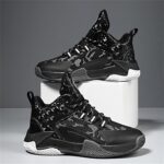 Kid's Basketball Shoes Boys Sneakers Girls Trainers Comfort High Top Basketball Shoes for Boys(Little Kid/Big Kid) Boys Shoes with Lights - Image 3