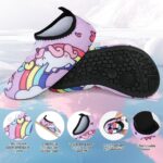 AOOSU Kids Water Shoes, Kids Swim Shoes Lightweight Toddlers Baby Aqua Socks - Image 3