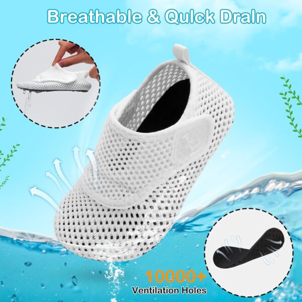 JOINFREE Toddler Girls Boys Water Shoes Quick-Dry Non-Slip Aqua Shoes Breathable Infant Water Socks for Swim Pool Beach - Image 3